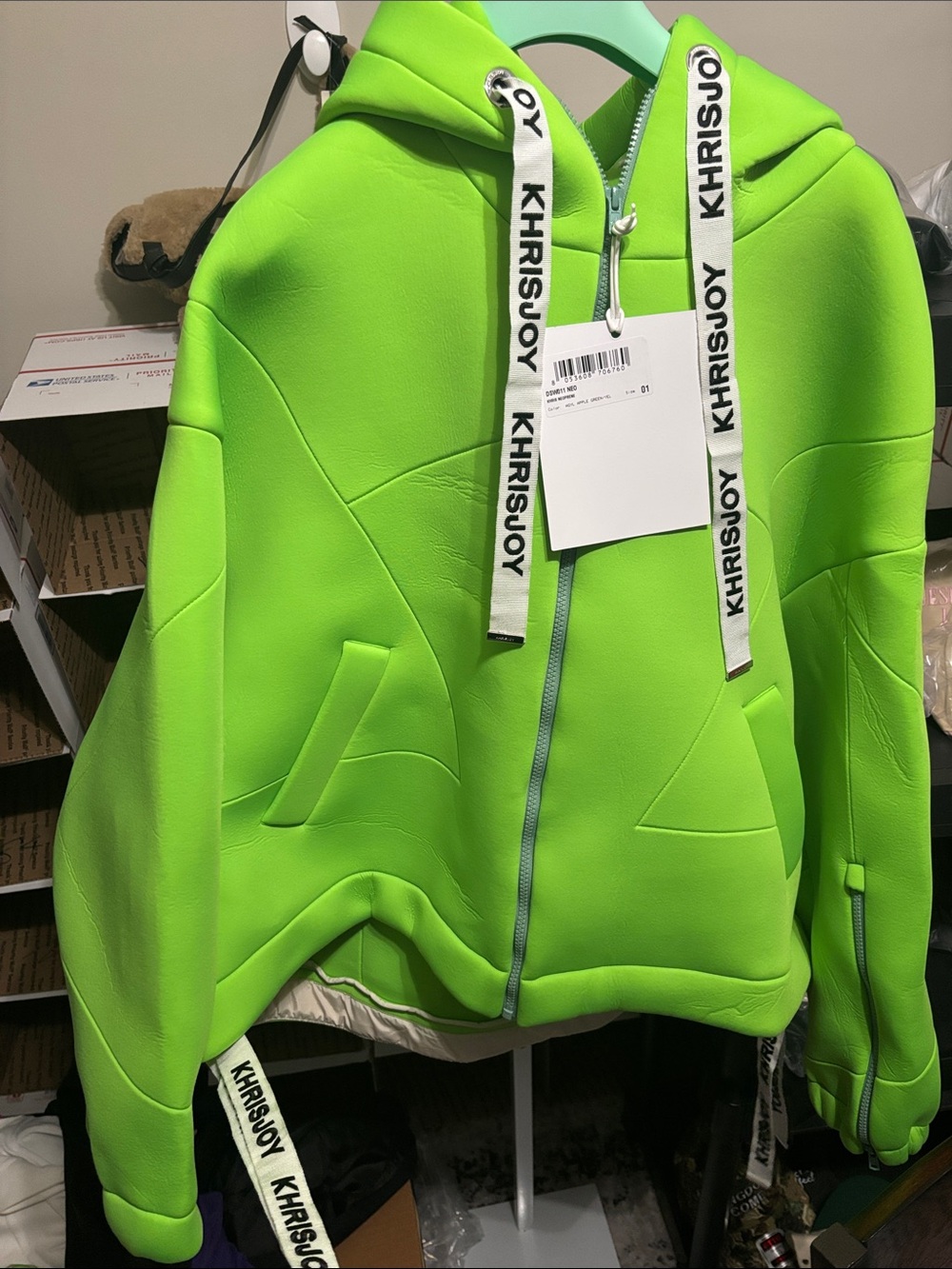 NWT KrisJoy Kris neoprene jacket. Size 01 but oversized
